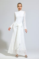 Eldricon White Diamond Maxi Dress