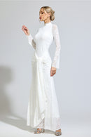 Eldricon White Diamond Maxi Dress