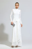 Eldricon White Diamond Maxi Dress