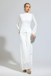 Eldricon White Diamond Maxi Dress