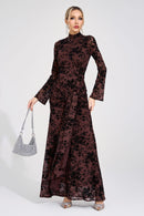 Eldricon Khaki Diamond Maxi Dress