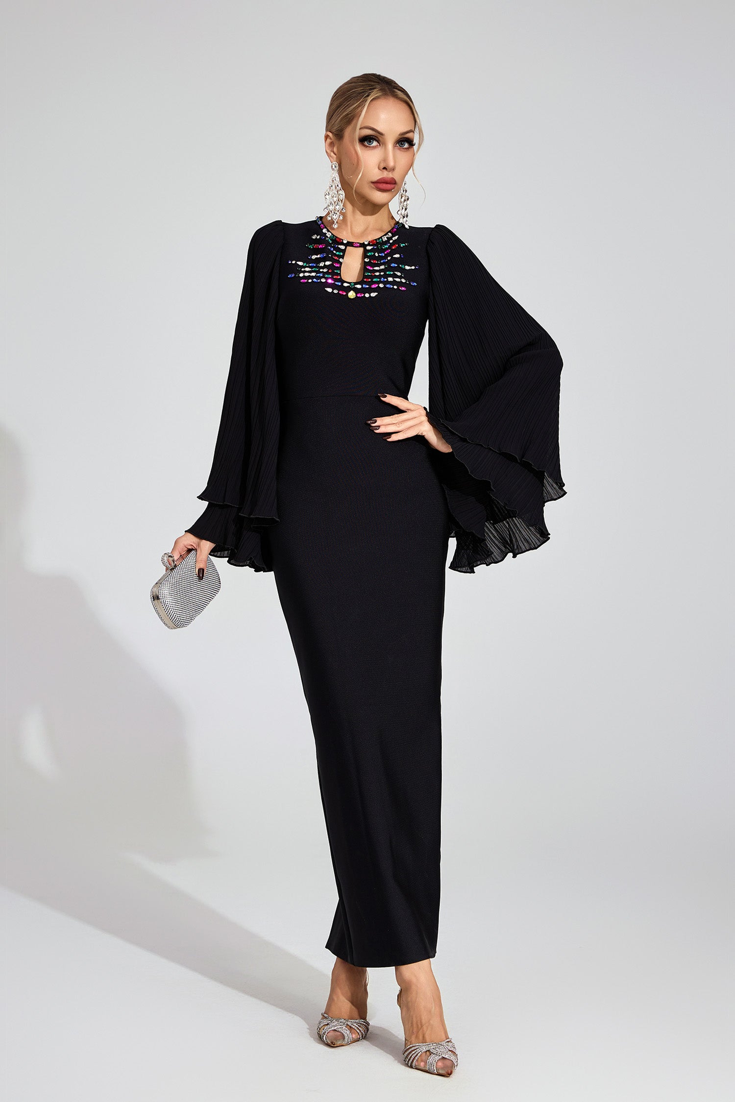 Baroness Bandage Maxi Dress