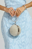 Maldor Silver Round Ball Bag