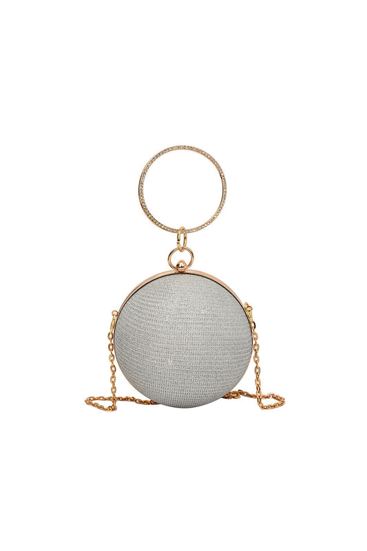 Maldor Silver Round Ball Bag
