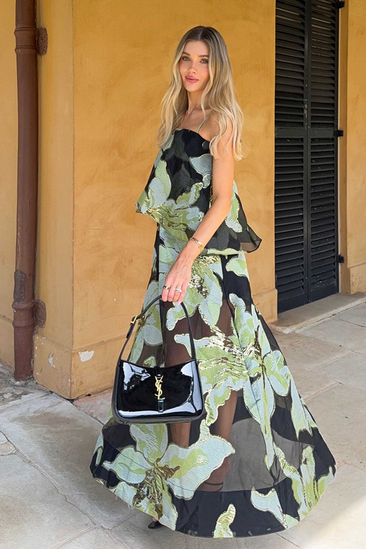 Amdrix Printed Cami Maxi Dress