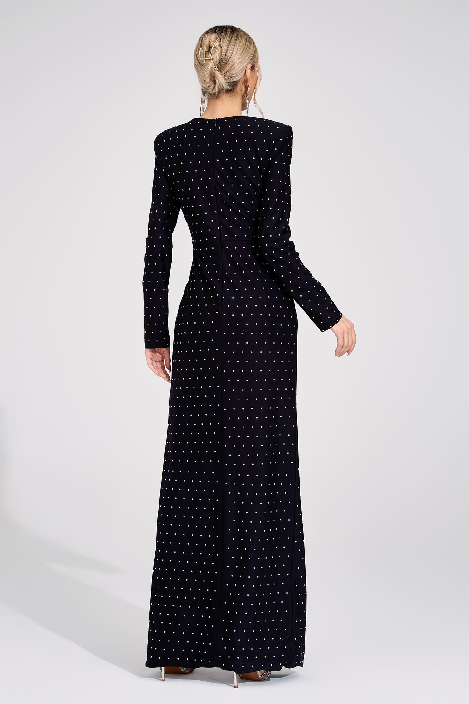 Koryndal Black Diamond Maxi Dress