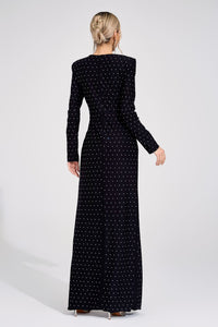 Koryndal Black Diamond Maxi Dress