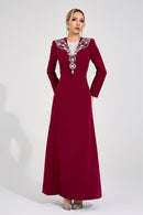 Loryndal Red Diamond Maxi Dress