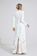 Gyrala White Diamond Maxi Dress