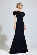 Parevix Black Floral  Maxi Dress