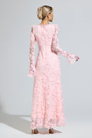 Moxelia Pink Mermaid Formal Dress