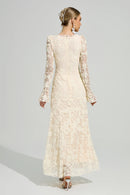 Moxelia Apricot Mermaid Formal Dress