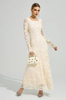Moxelia Apricot Mermaid Formal Dress