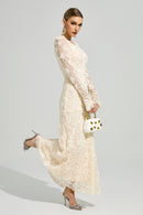 Moxelia Apricot Mermaid Formal Dress
