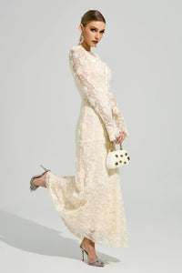 Moxelia Apricot Mermaid Formal Dress