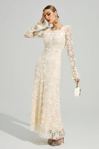 Moxelia Apricot Mermaid Formal Dress