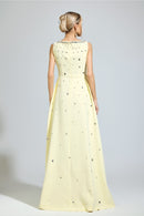 Syltheran Yellow Diamond Maxi Dress