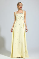 Syltheran Yellow Diamond Maxi Dress