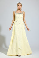 Syltheran Yellow Diamond Maxi Dress