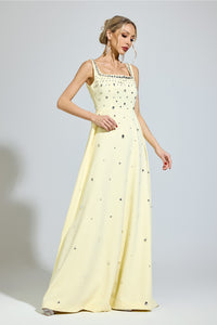 Syltheran Yellow Diamond Maxi Dress