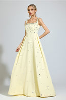 Syltheran Yellow Diamond Maxi Dress