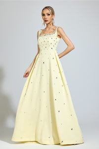 Syltheran Yellow Diamond Maxi Dress