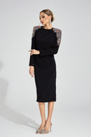 Noryvex Black Diamond Maxi Dress