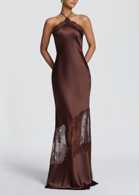 Glikieria Lace-Panel Maxi Dress