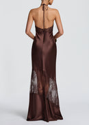 Glikieria Lace-Panel Maxi Dress