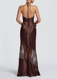 Glikieria Lace-Panel Maxi Dress
