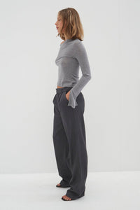 Alvona Top In Grey