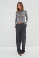 Alvona Top In Grey
