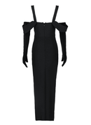 Patsy Flowers Midi Bandage Dress