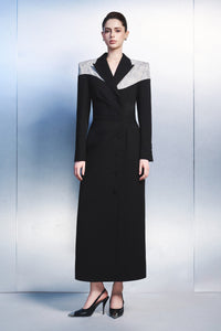 Ruvrek Notch Neck Maxi Dress