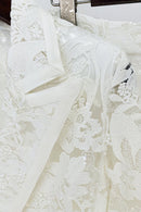 Benita Sequin-embroidered Blazer Flared Pants Set