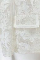 Benita Sequin-embroidered Blazer Flared Pants Set