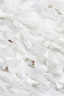 Xelvra Sequin Petal Mini Dress In Gold White