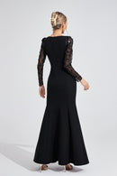 Eivin Black Diamond Maxi Dress