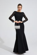 Eivin Black Diamond Maxi Dress