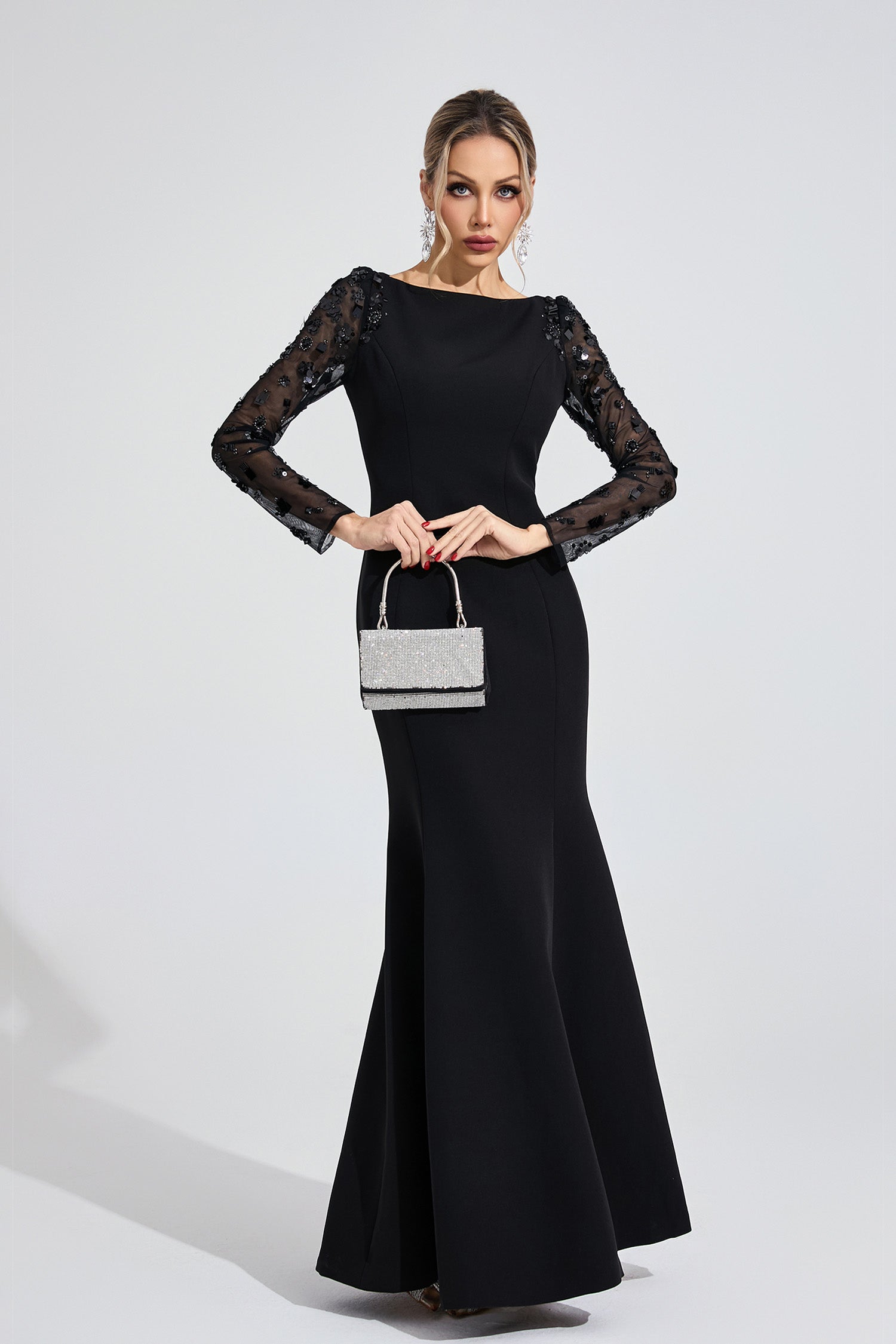 Eivin Black Diamond Maxi Dress