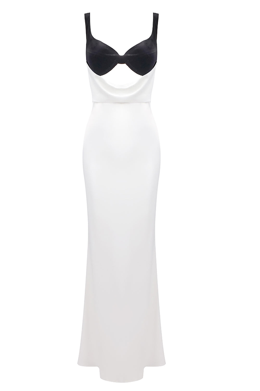 Elke Slip Draped Maxi Dress