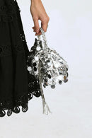 Myrthos Silver Sequins Bag