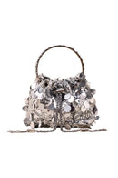 Myrthos Silver Sequins Bag