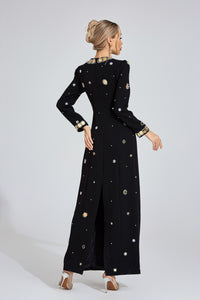 Barkley Star Maxi Dress In Black