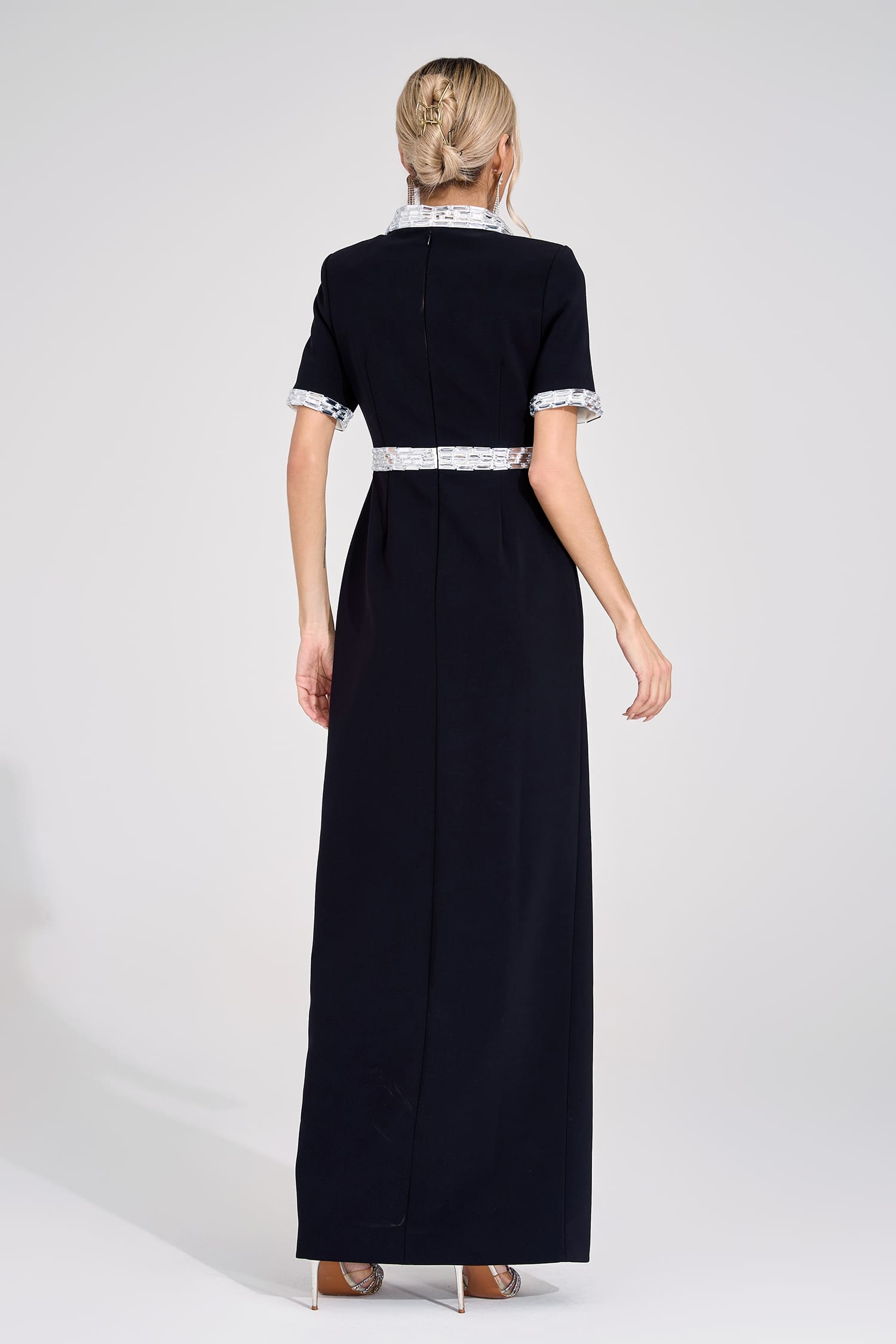 Draylorn Black Diamond Maxi Dress