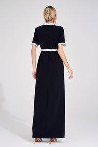 Draylorn Black Diamond Maxi Dress