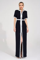 Draylorn Black Diamond Maxi Dress