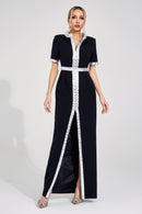 Draylorn Black Diamond Maxi Dress