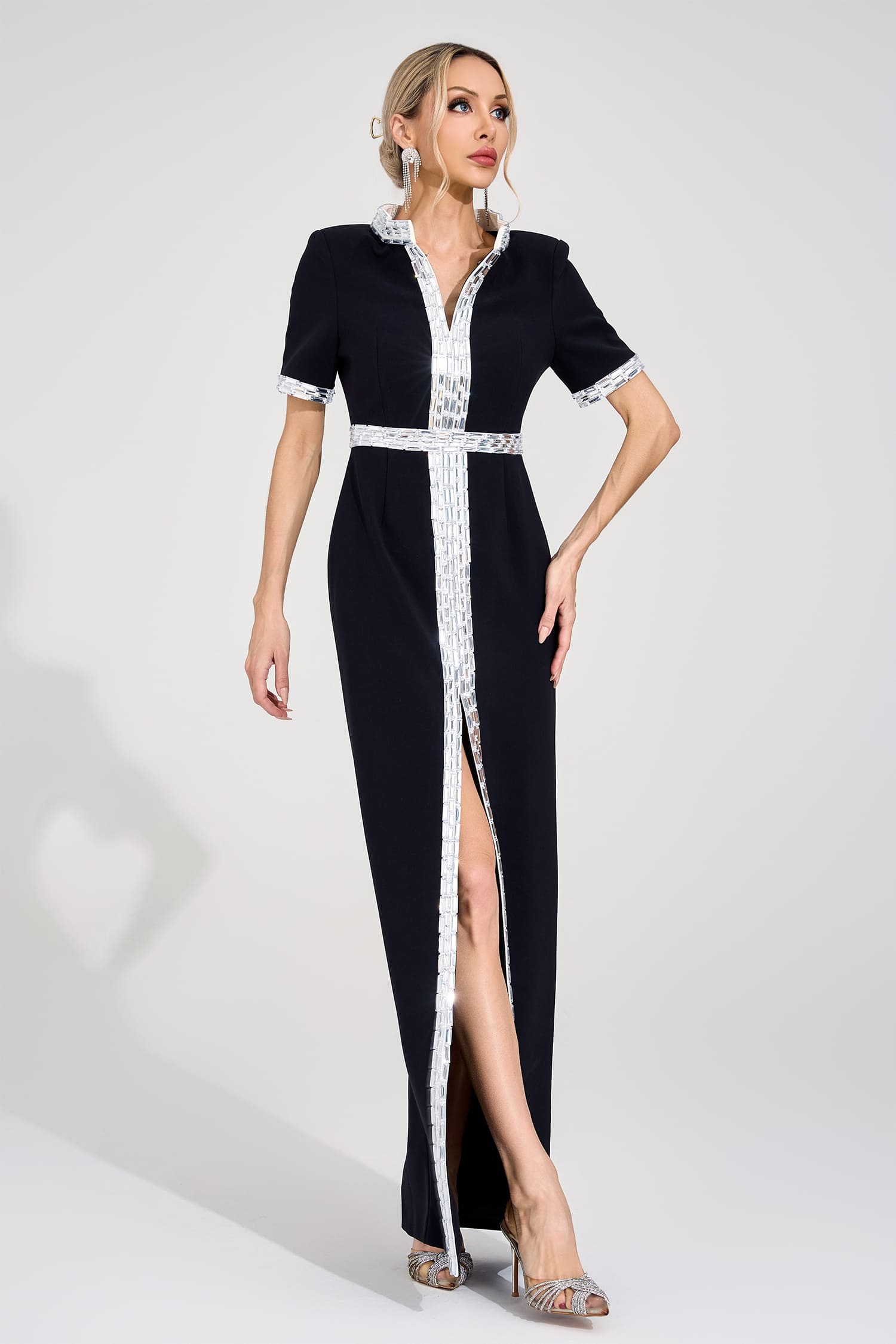 Draylorn Black Diamond Maxi Dress