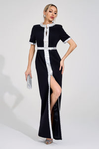 Draylorn Black Diamond Maxi Dress